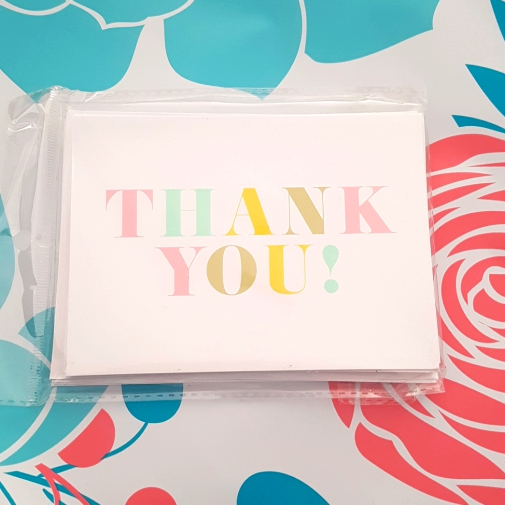 16 pcs Set of Thank You Cards with Envelopes